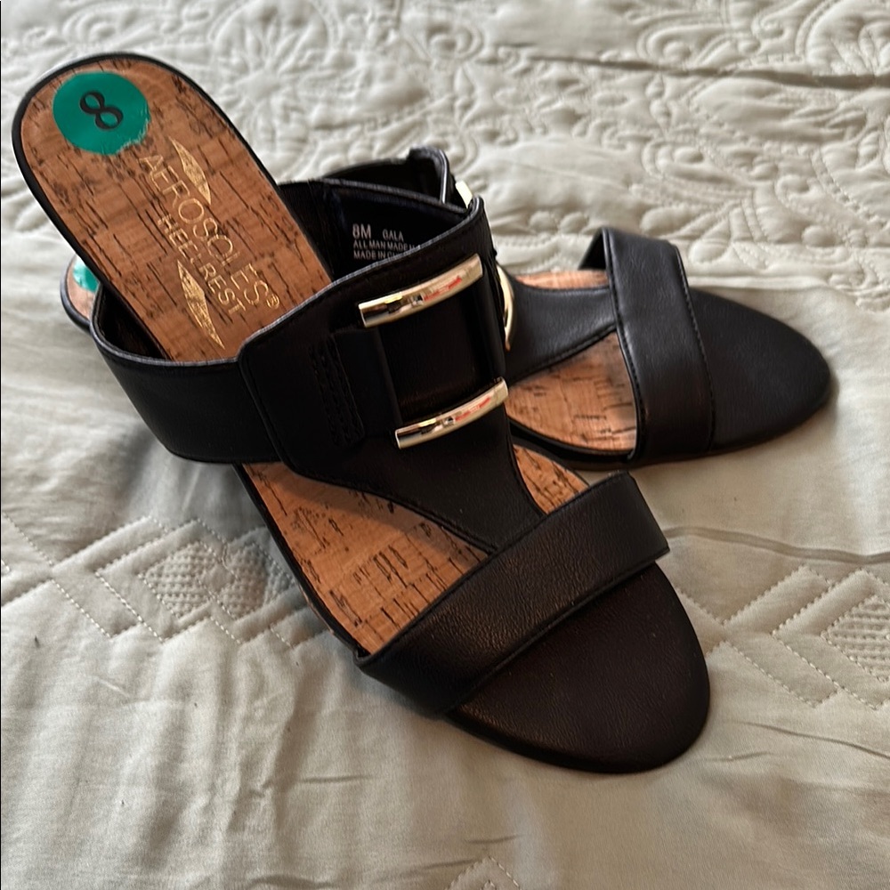 Aerosoles Black Women's Sandals